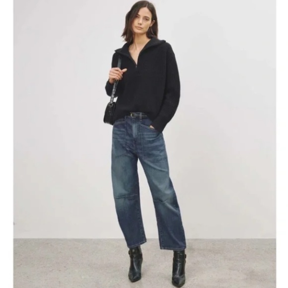 Nili Lotan Shon Jeans in Classic Wash 28 - Picture 1 of 14